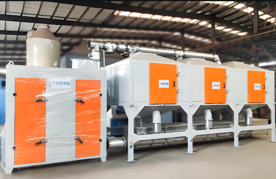 郑州古怪猴子试玩官网入口科技催化燃烧设备车间生产图