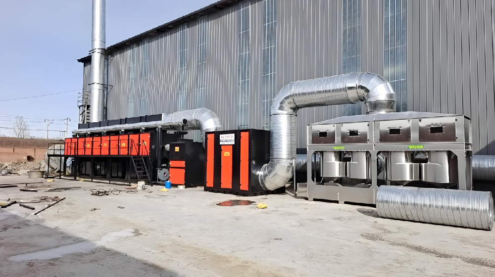 郑州催化燃烧设备生产车间实景图